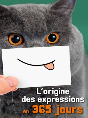 cover image of L'origine des expressions en 365 jours